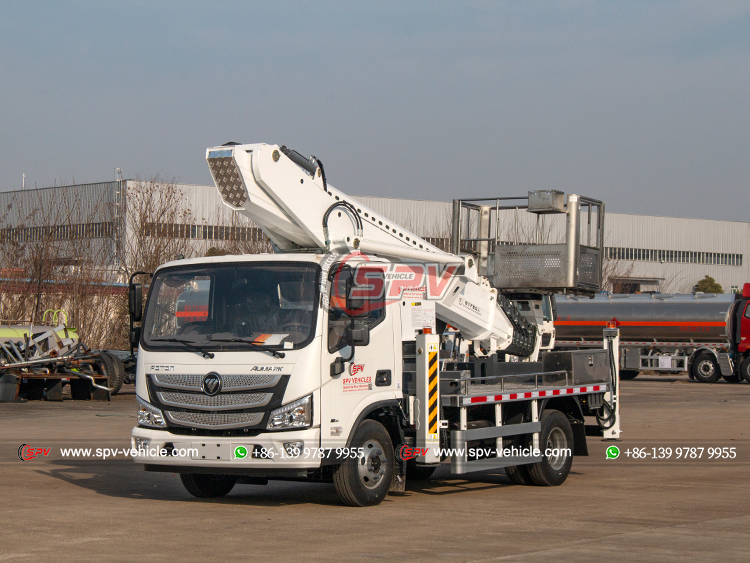 32M Telescopic Aerial Platform Truck FOTON - Front Left Side